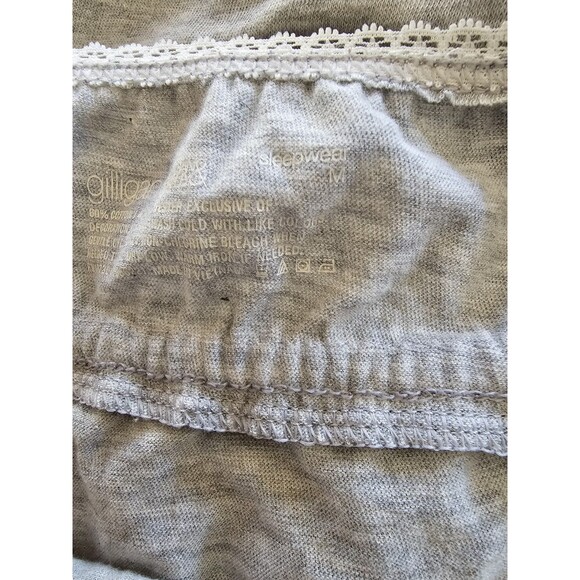 Gilligan & O'Malley Tank Women's Top Sleepwear Shirt Heather Gray Size Medium - Picture 7 of 7